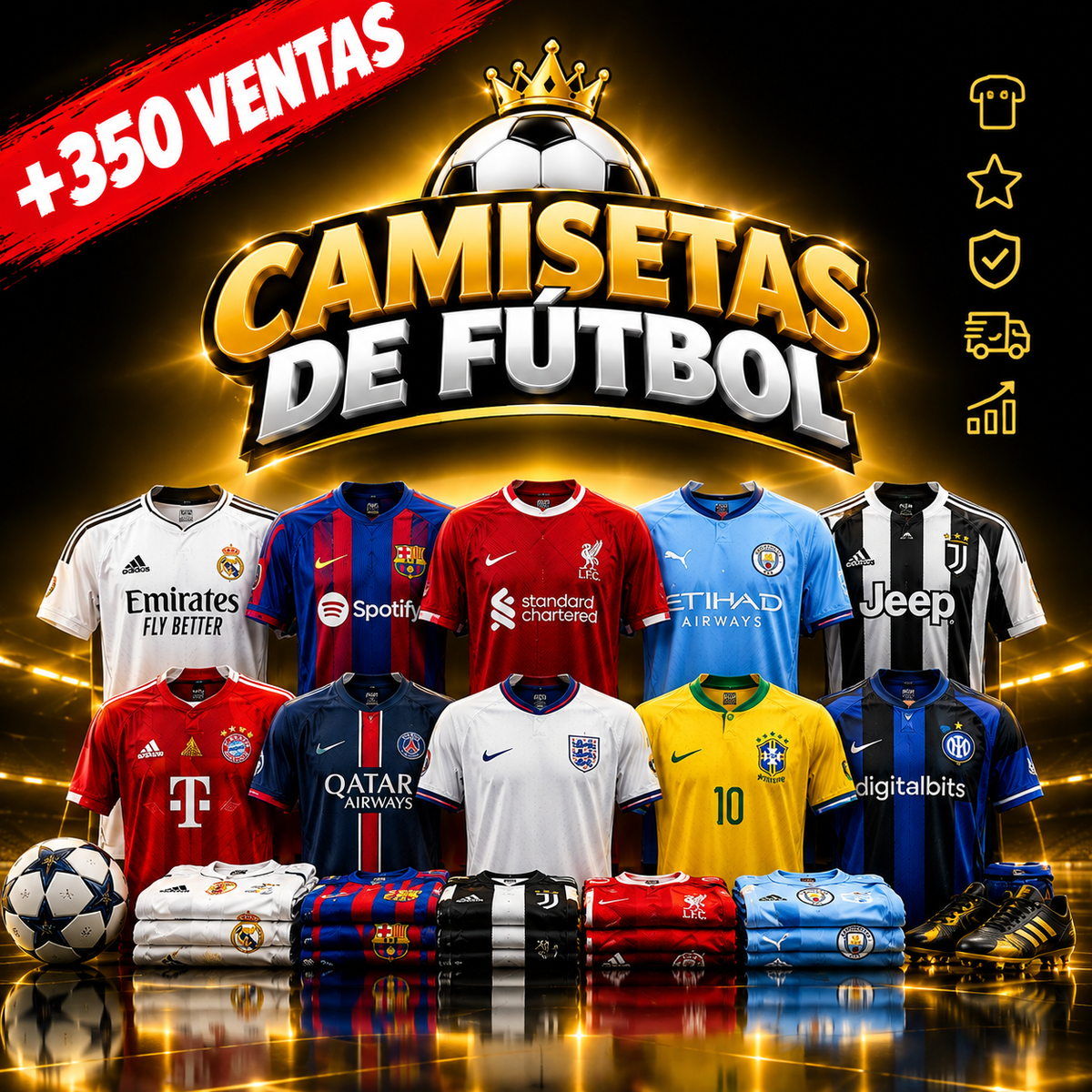 Proveedores camisetas de futbol