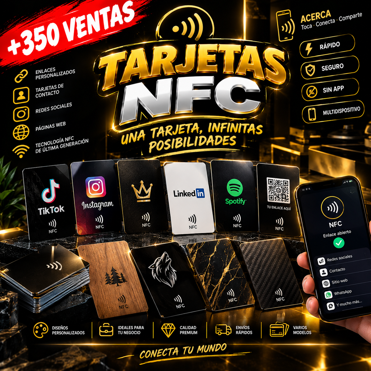 Proveedores tarjetas NFC